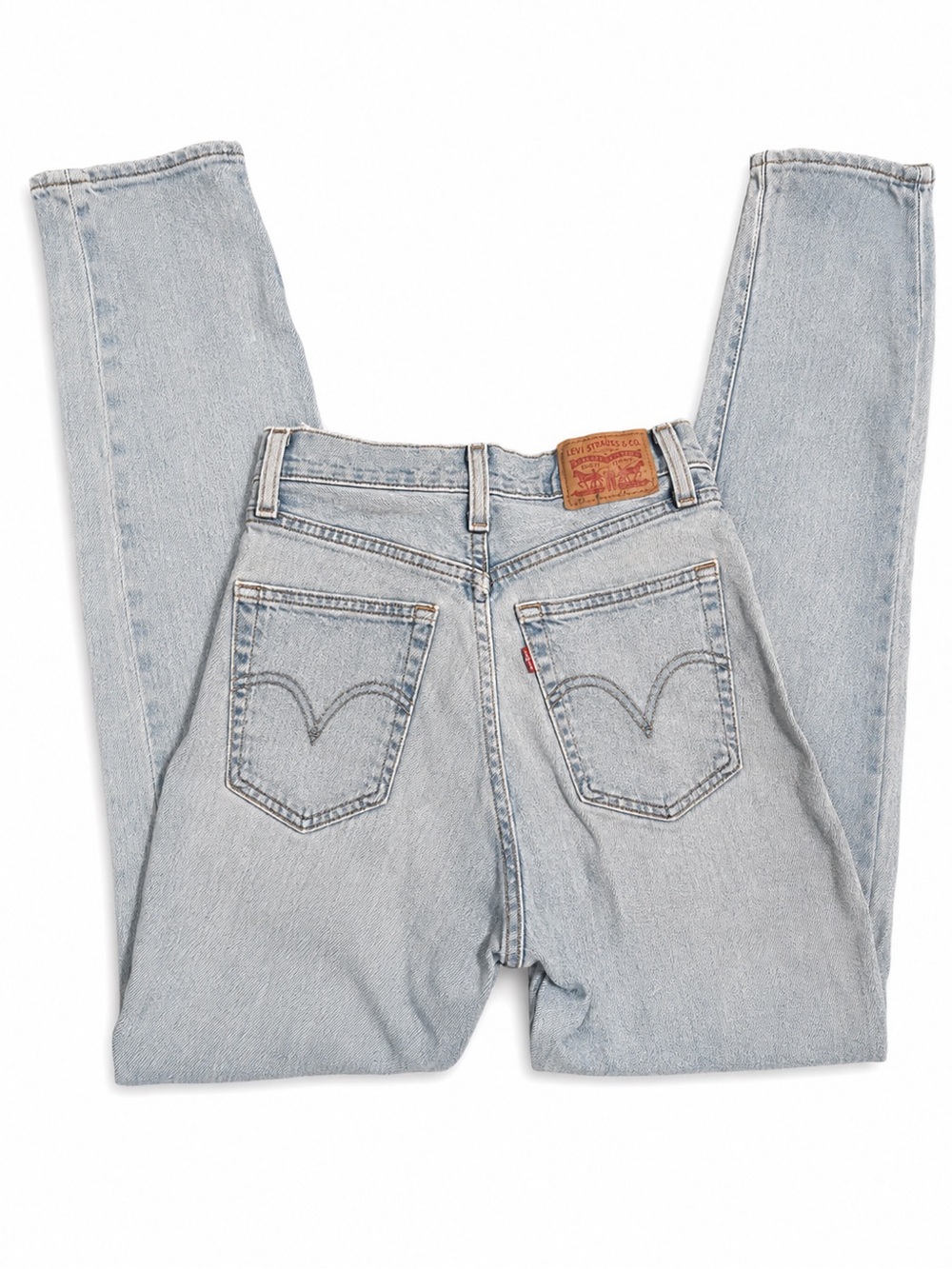 High Waisted Mom Jeans Size 24 Light Wash